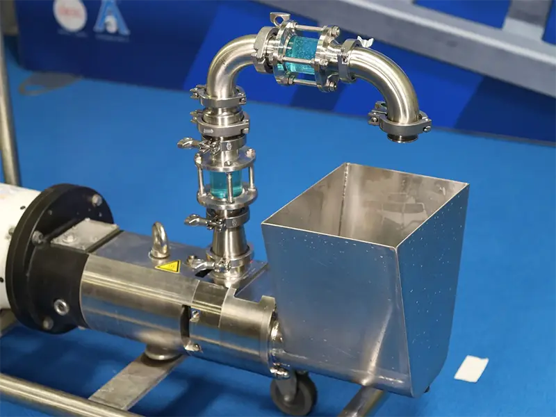 Demonstration setup of an Axiflow pump